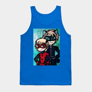 Hetalia USUK - Superheroes Tank Top